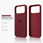 iP 17 Pro Max Silicone Back Cover