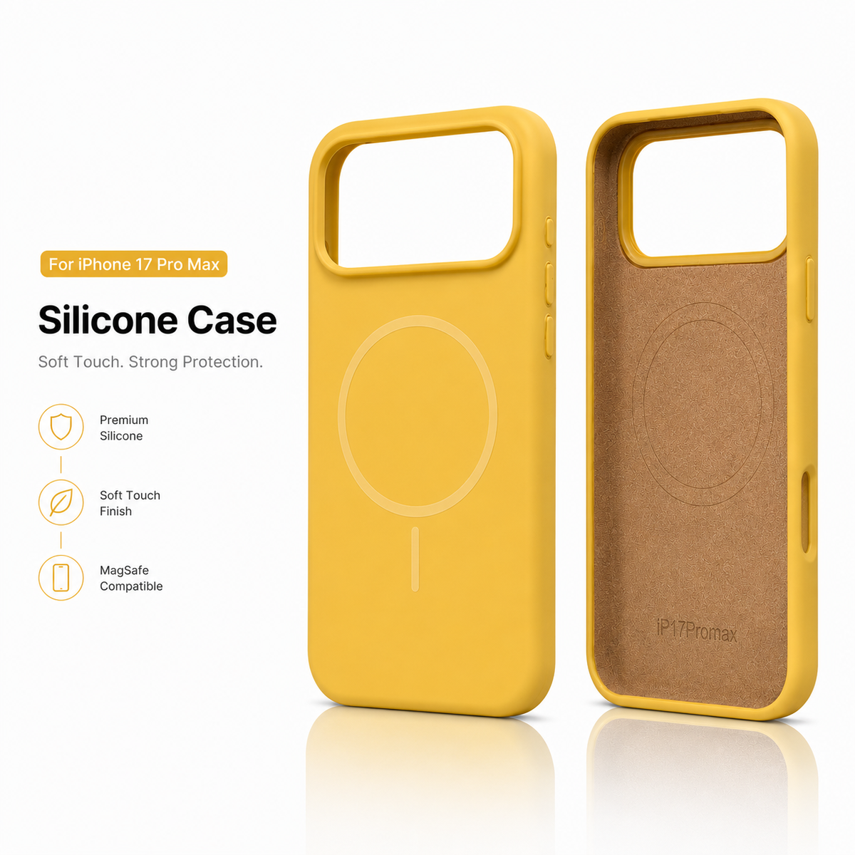 iPhone 17 Pro Max Soft Touch Silicone Case