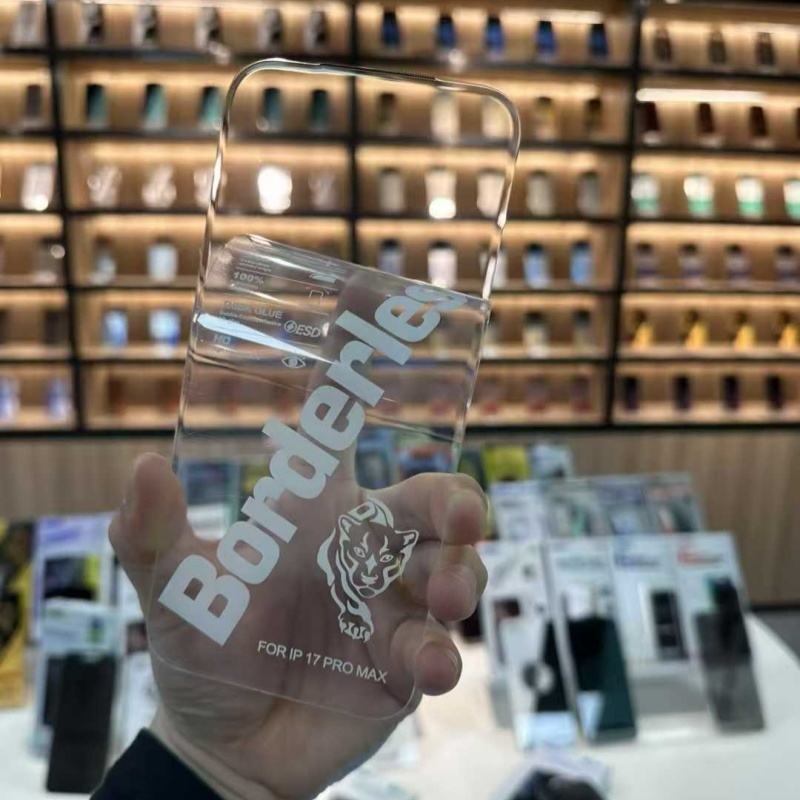 iPhone 17 Pro Max 500C Borderless Tempered Glass Screen Protector