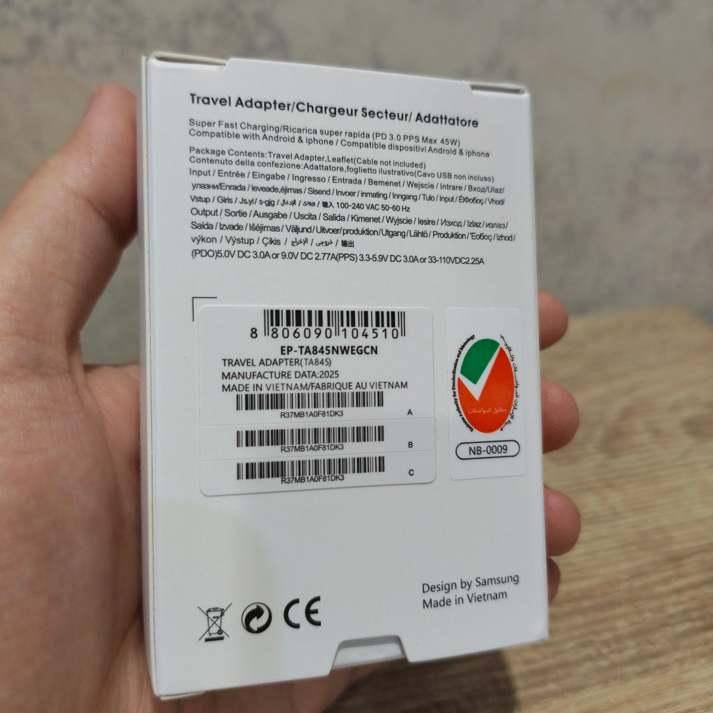 45W Super Fast USB-C Charger with Type-C Cable | Rapid PD Charging