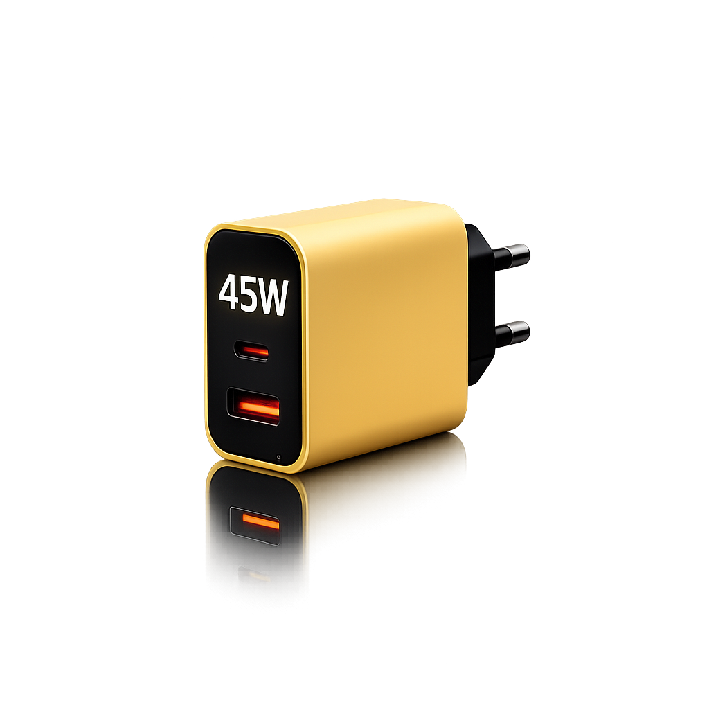 45W Super Fast Charger |Dual ports|Super Fast USB-C to C