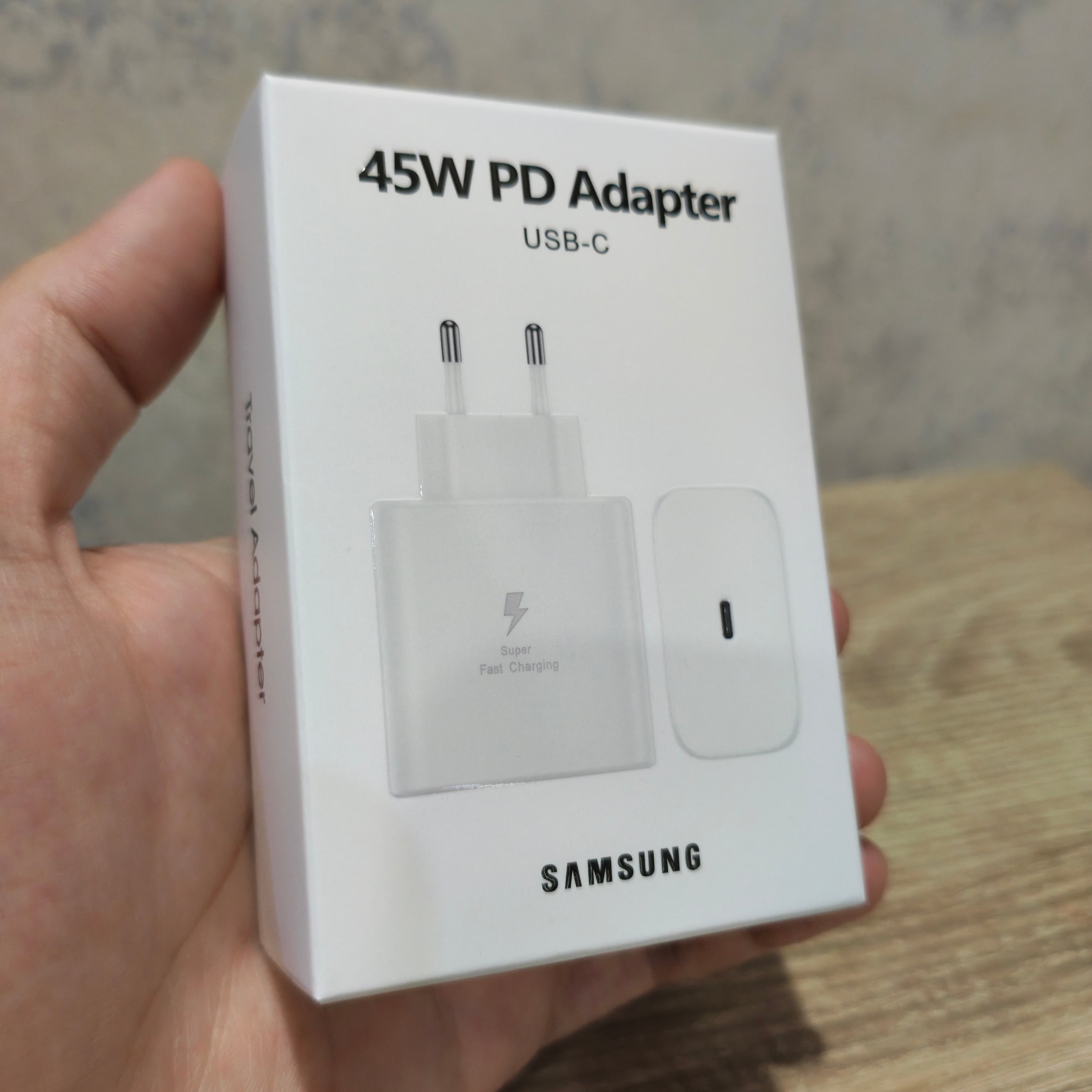 Samsung 45W Super Fast Charger – USB-C PD Fast Charging Adapter