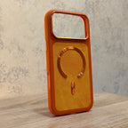 iPhone 17 Pro Max Premium Leather MagSafe Back Cover
