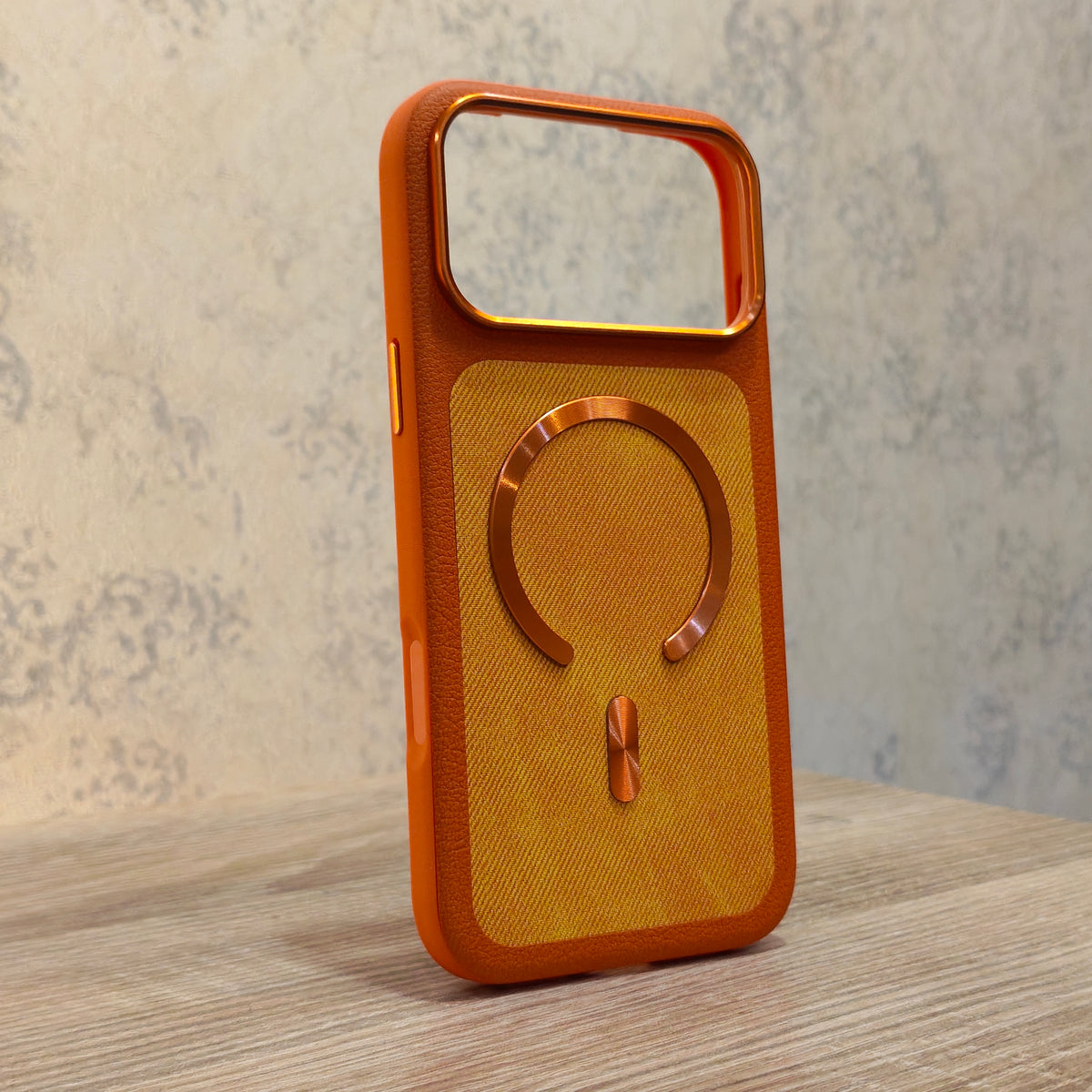 iPhone 17 Pro Max Premium Leather MagSafe Back Cover