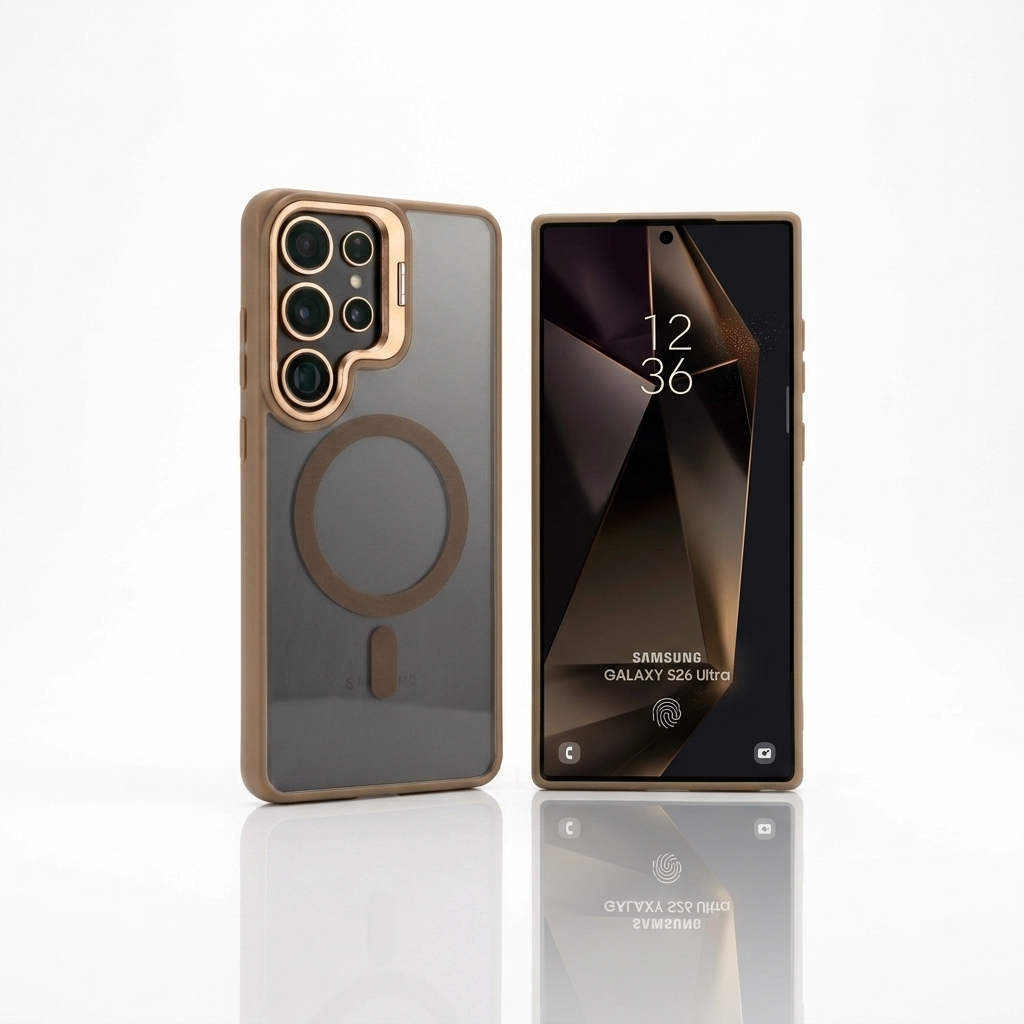 Samsung Galaxy S26 Ultra MagSafe Stand Case with Lens Protectors