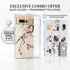 Google Pixel 6 to 11 Frosted Phone Skin + Transparent back cover