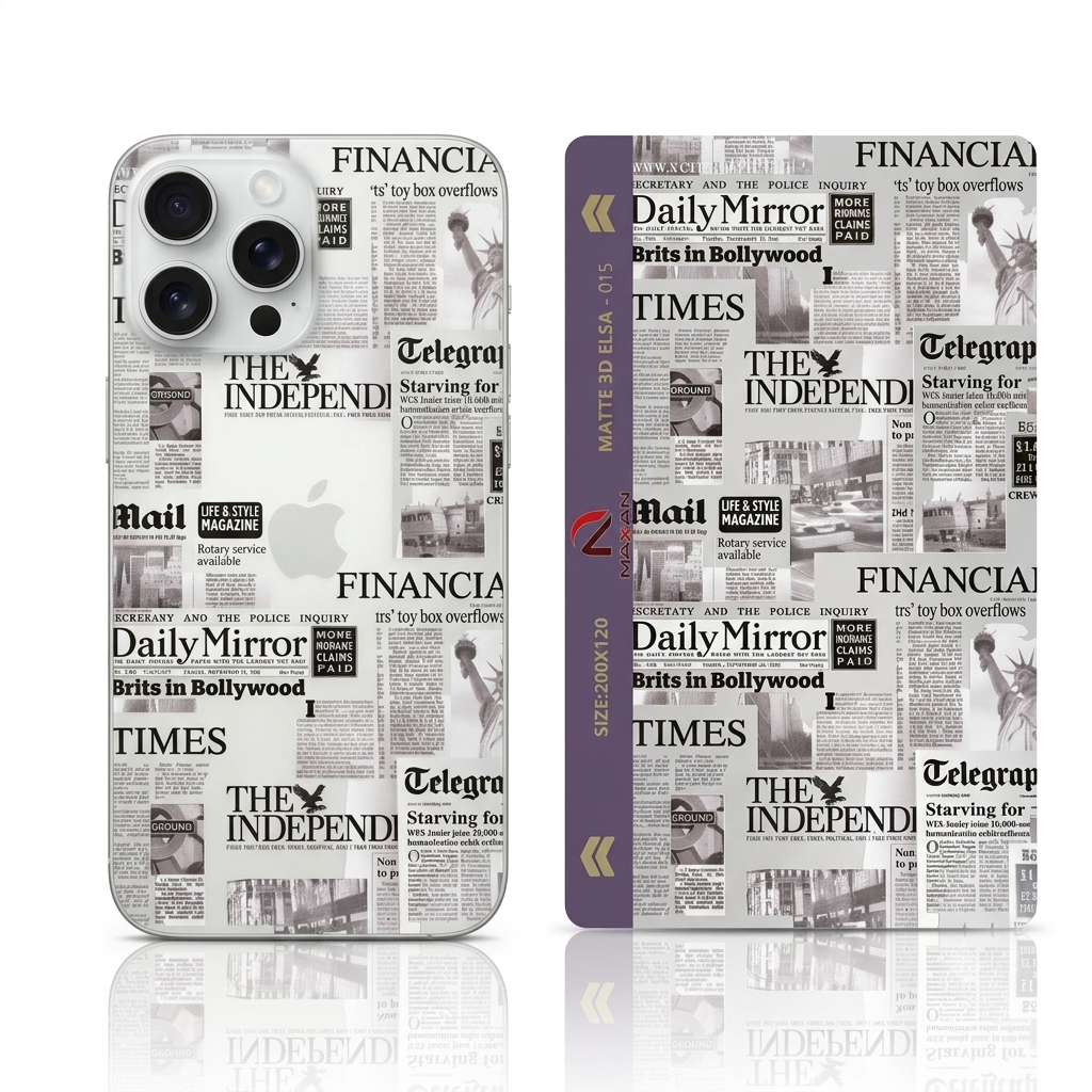 Custom Frosted Phone Skin | Premium Matte Back Protection