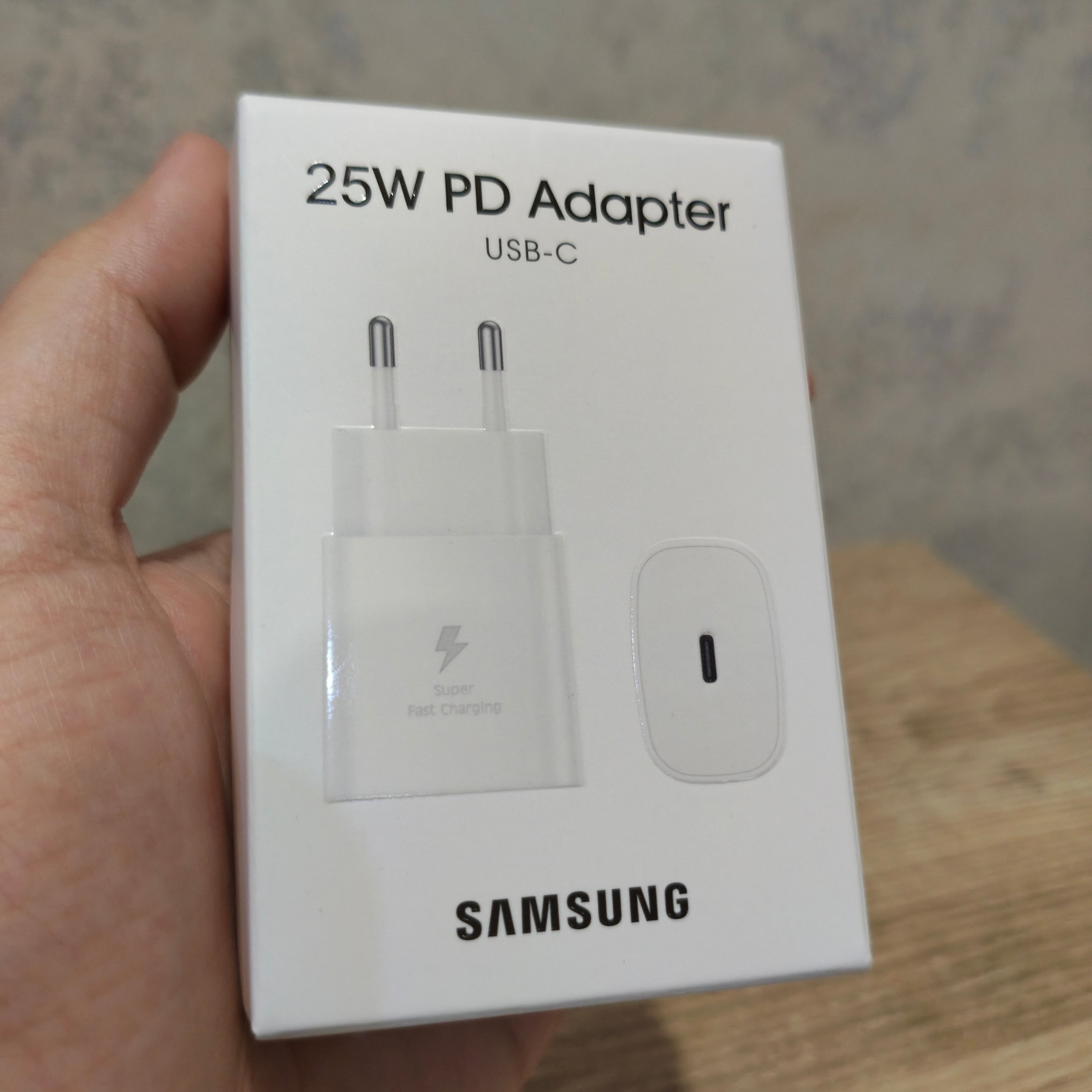 Samsung 25W PD Fast Charger USB-C Adapter | Super Fast Charging Wall Charger