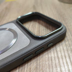 iPhone 17 Pro Max Premium Leather MagSafe Back Cover