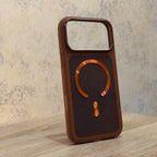 iPhone 17 Pro Max Premium Leather MagSafe Back Cover