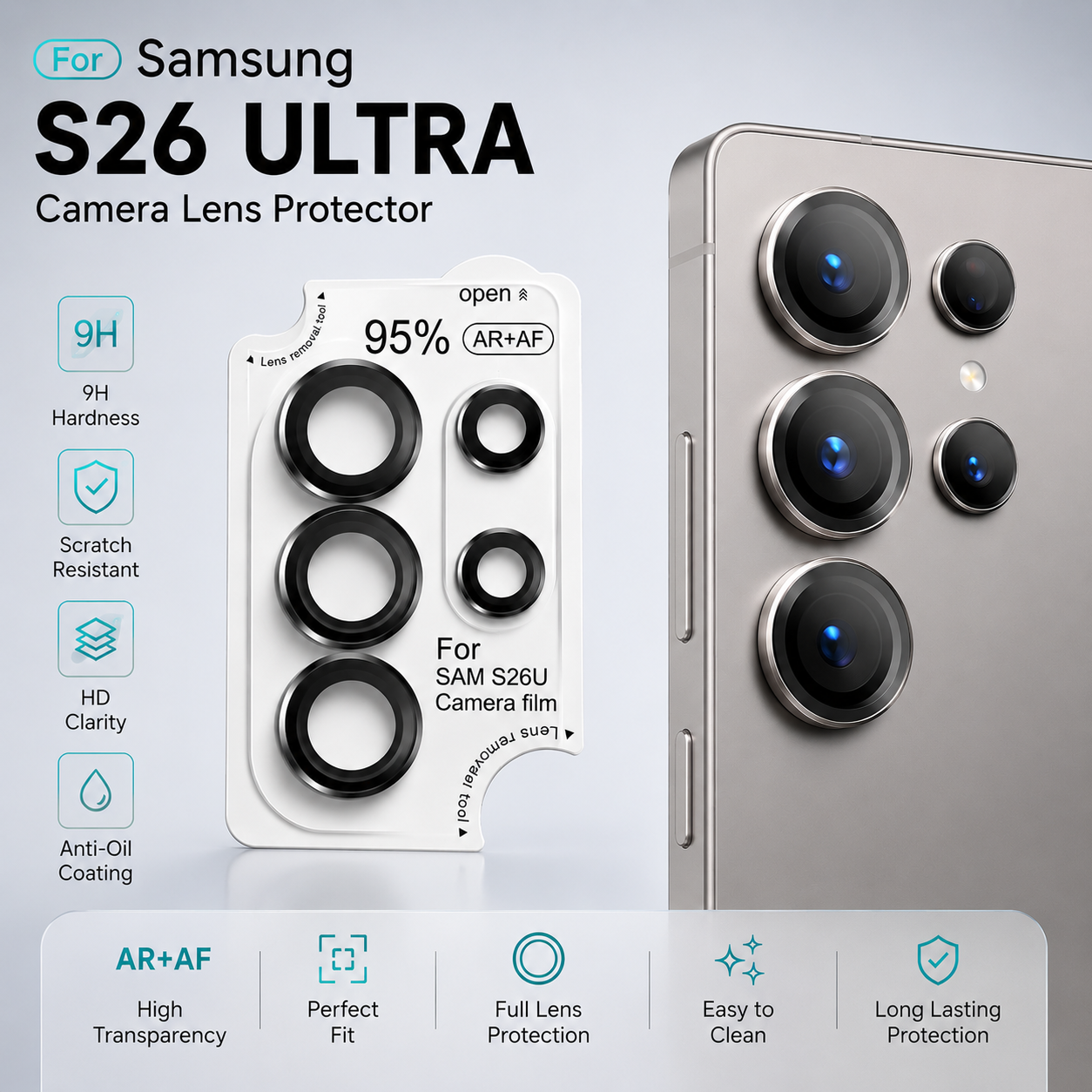 Samsung Galaxy S26 Ultra Camera Lens Protector