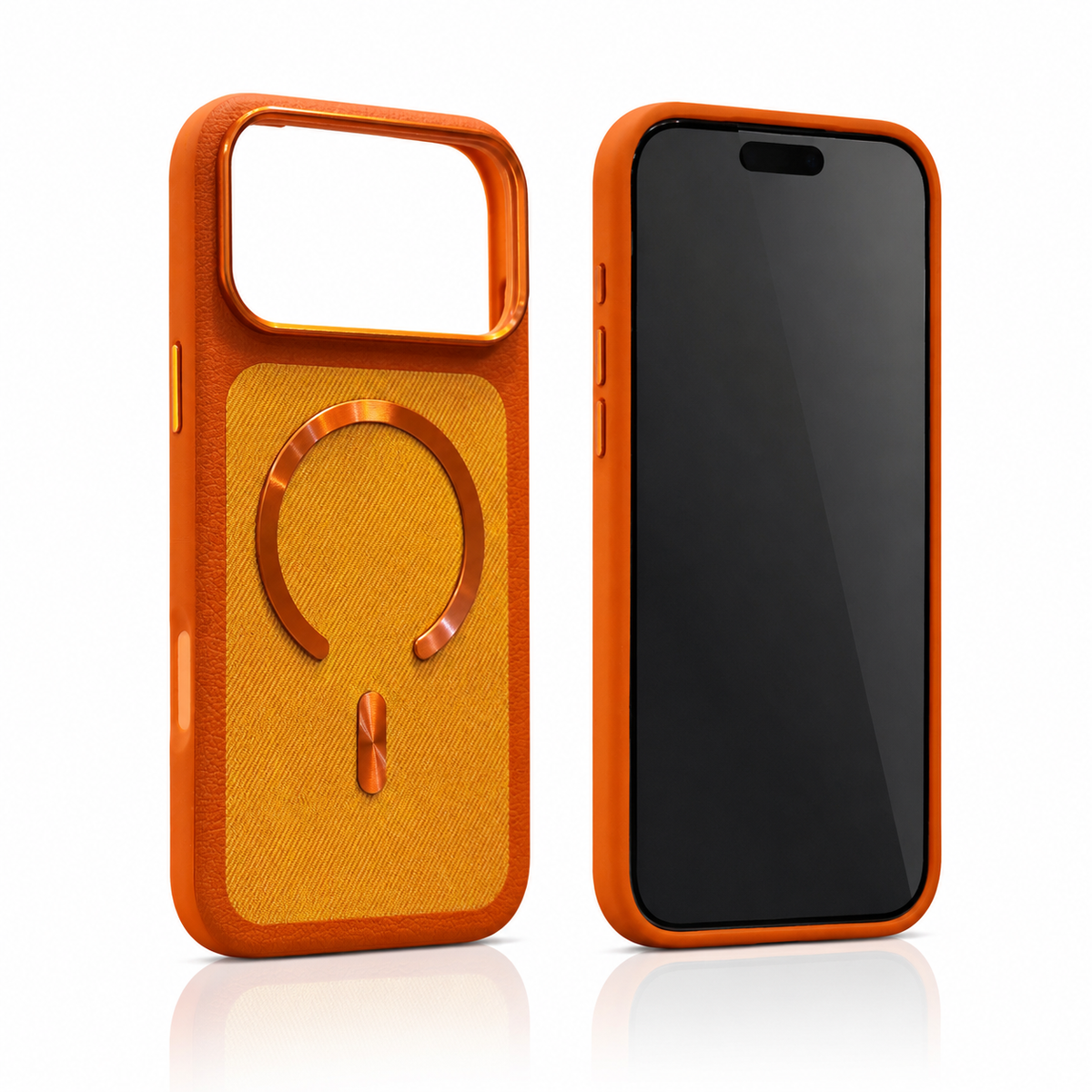 iPhone 17 Pro Max Premium Leather MagSafe Back Cover