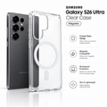 Samsung Galaxy S26 Ultra Clear Magnetic Back Cover