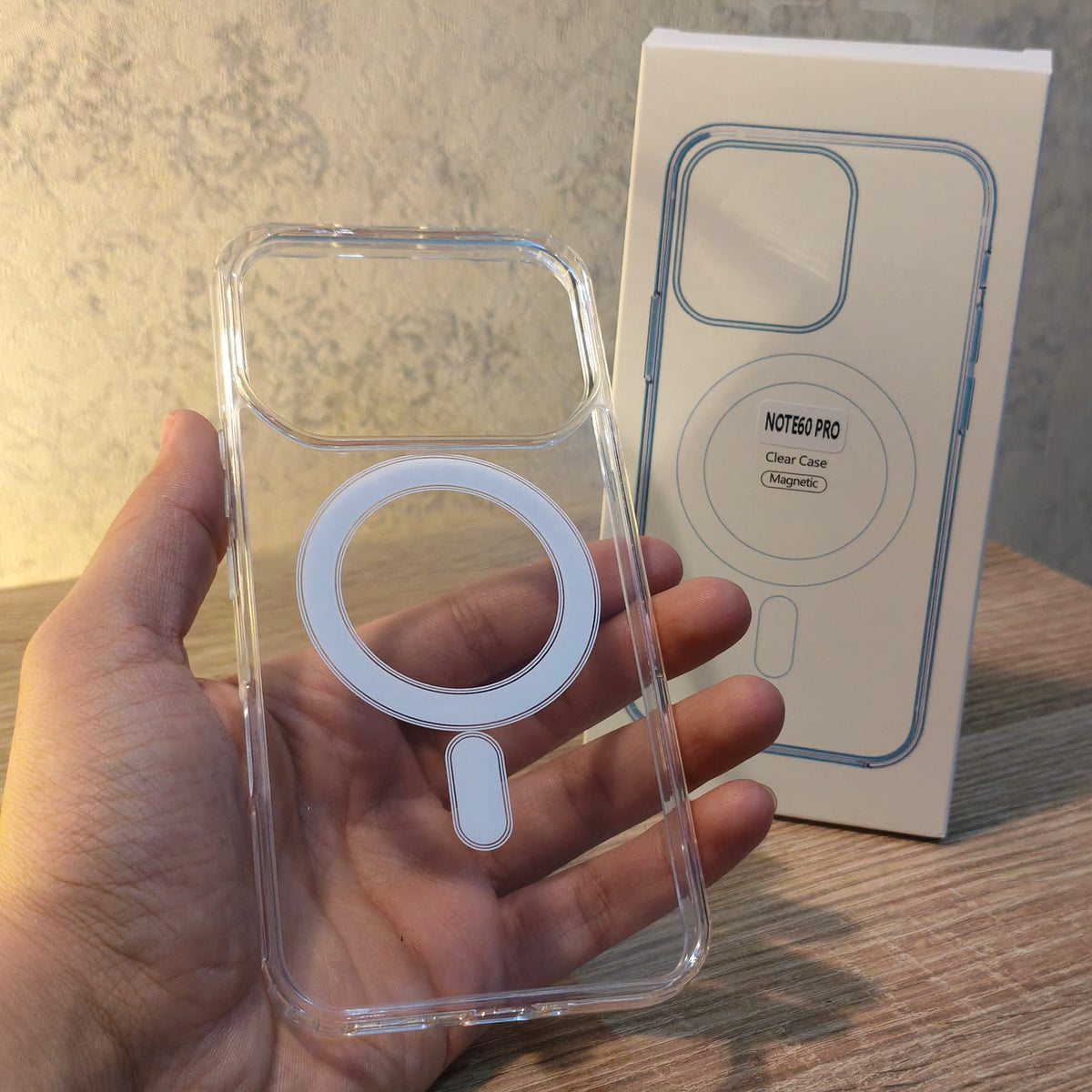 Clear Magnetic Infinix Note 60 Pro Compatible Cover