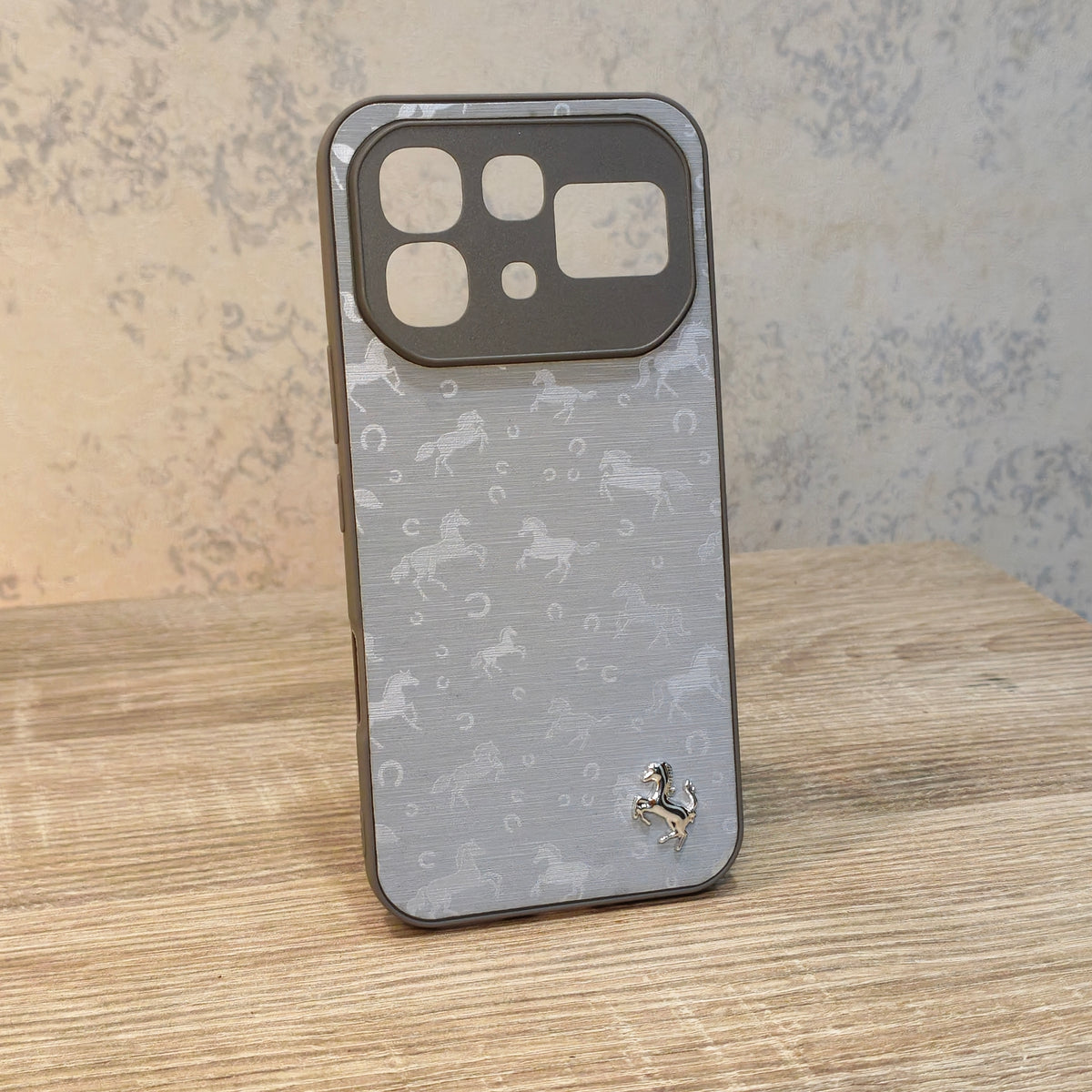 Premium Luxury Prancing Horse Matte Back Cover for Infinix Note 60 Pro