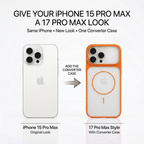 17 Pro Max Style Converter Case for iPhone 15 Pro Max