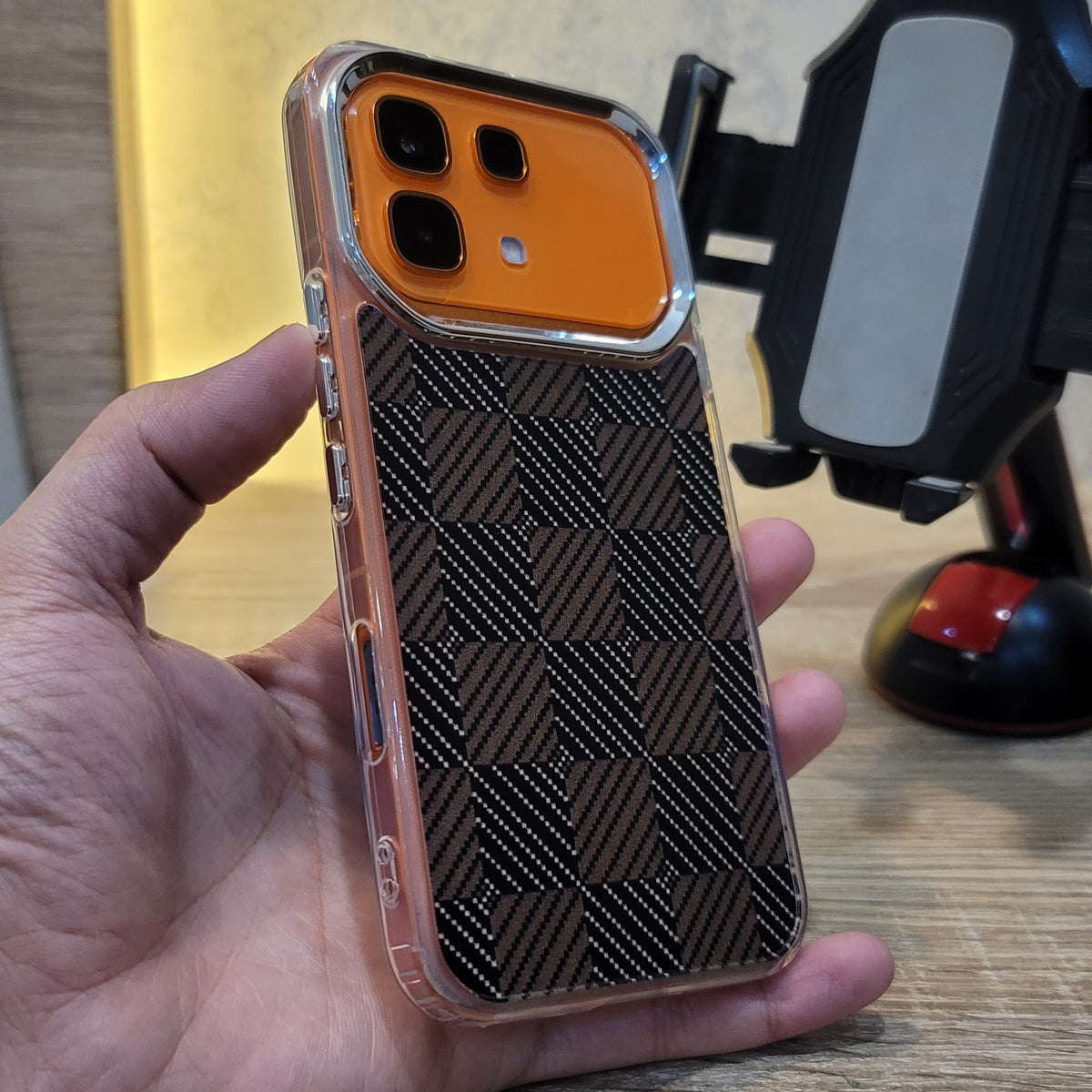 Infinix Note 60 Pro Premium Geometric Pattern Back Cover