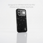 Premium Luxury Prancing Horse Matte Back Cover for Infinix Note 60 Pro